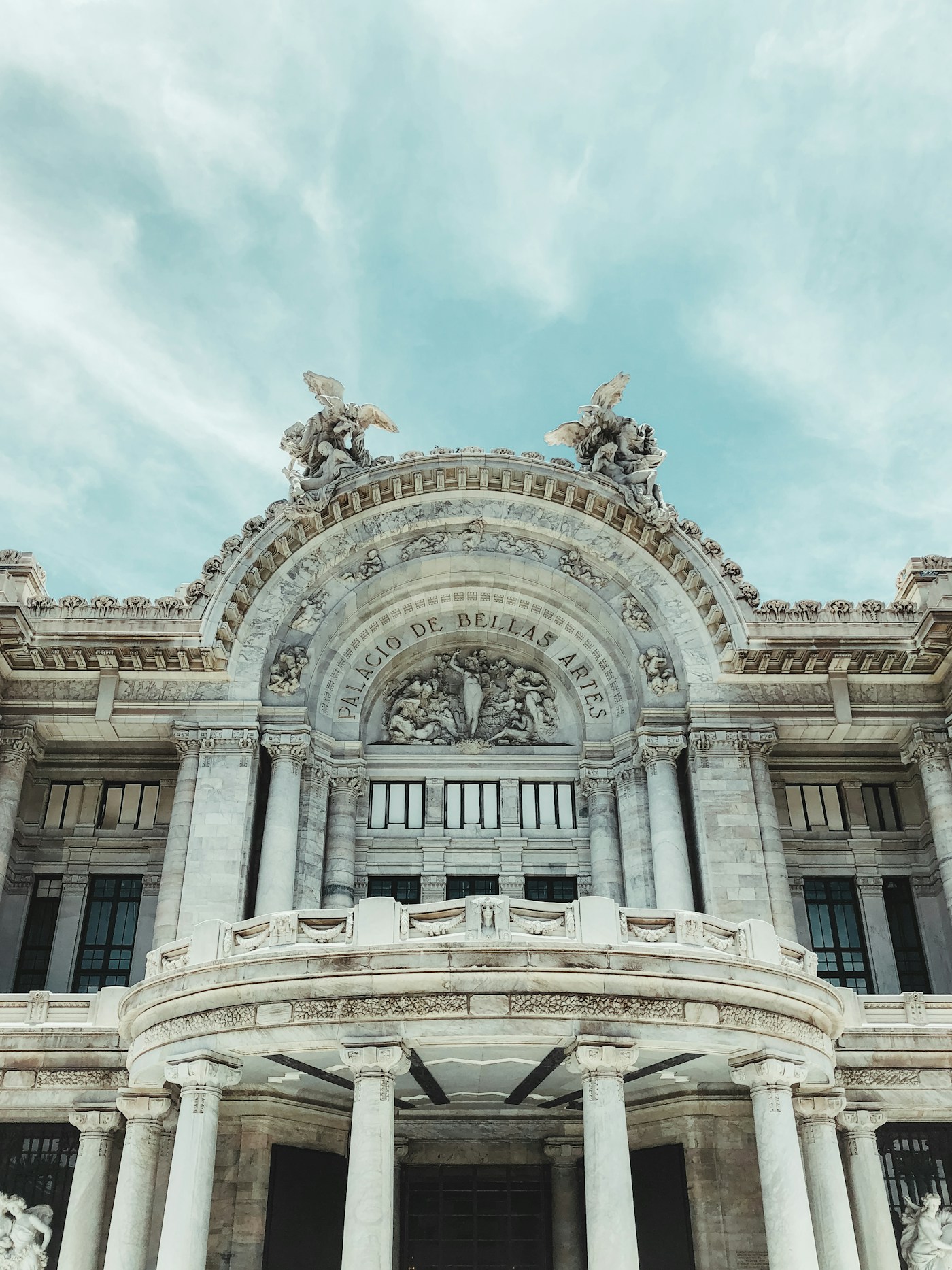 Fachada del Palacio de Bellas Artes, imagen de referencia de Ciudad de México